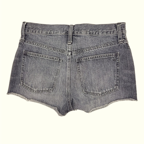 Madewell hi rise buttonFly  frayed denim shorts - Picture 2 of 9